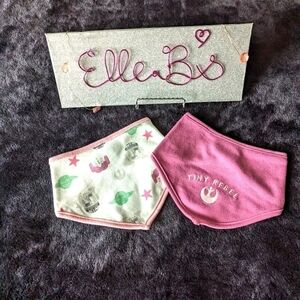 2 Pack Star Wars Baby Bibs